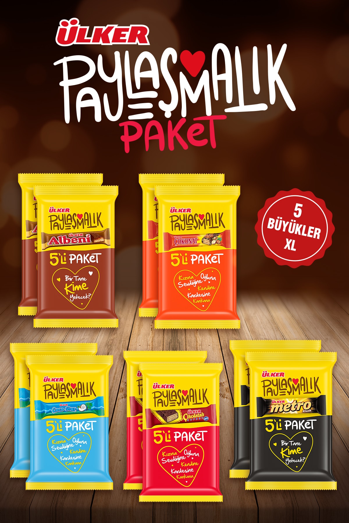 Ülker 5 Büyükler Paketi Xlarge