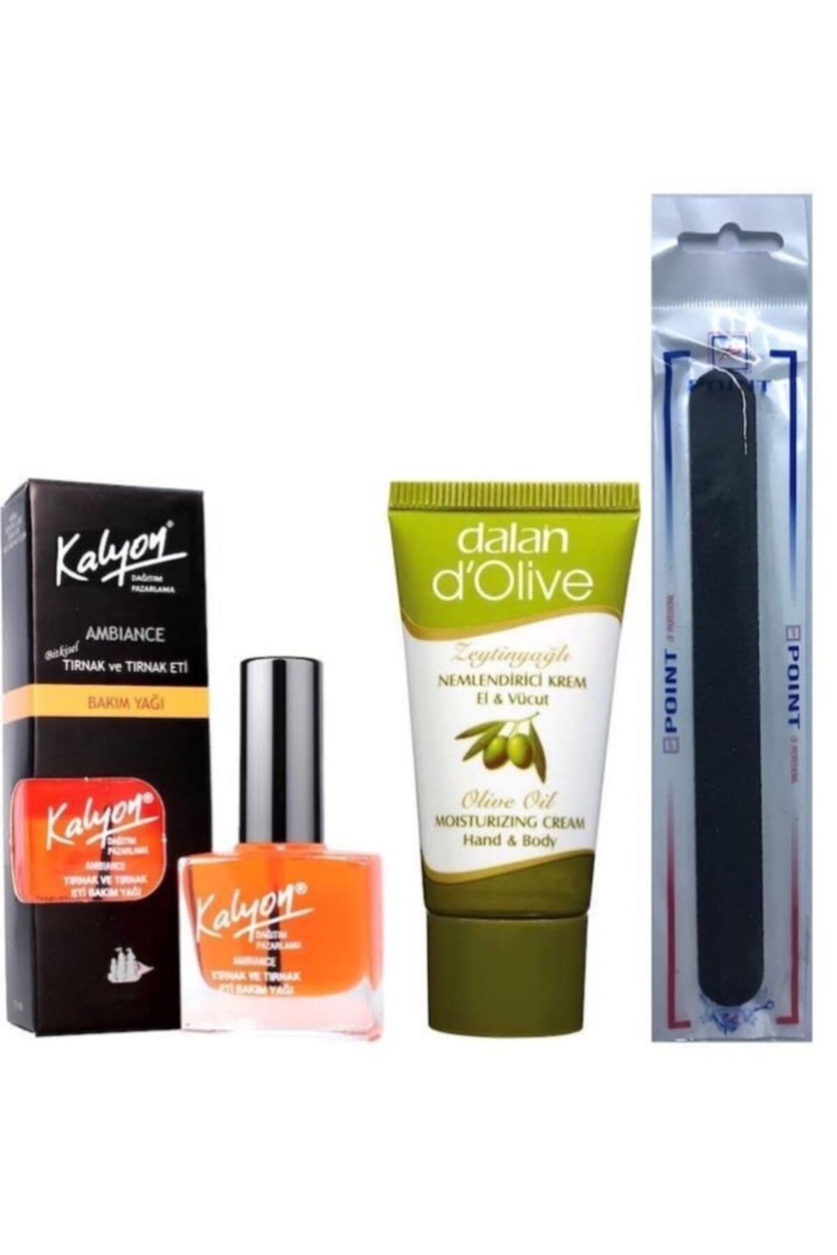 Kalyon Tırnak Bakım Yağı + Dalan Krem 20 Ml + Tırnak Törpüsü