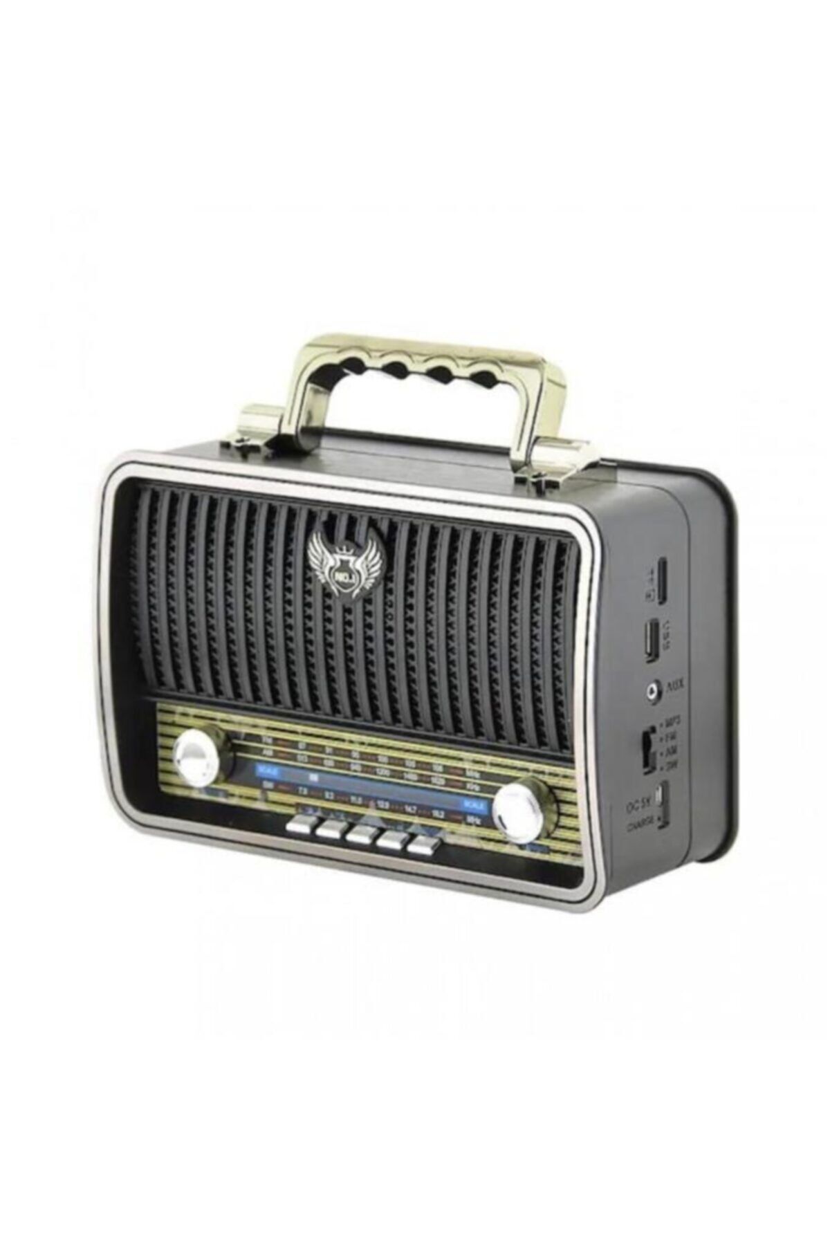 OKMORE Kemaii Md-1909bt Bluetothlu Nostaljik Radyo Ahşap Büyük Boy