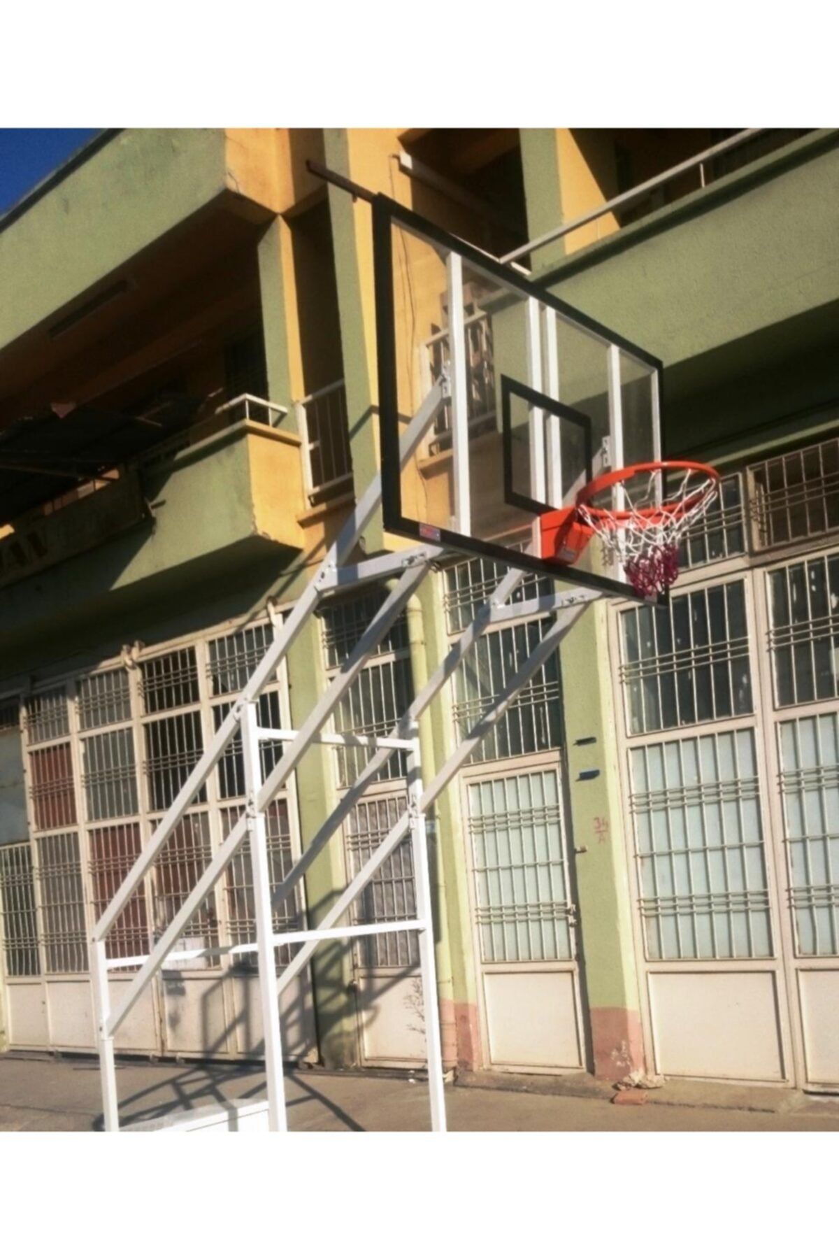 adelinspor Gold Basketbol Potası Sabit 4 Direk 105*180 12 Mm
