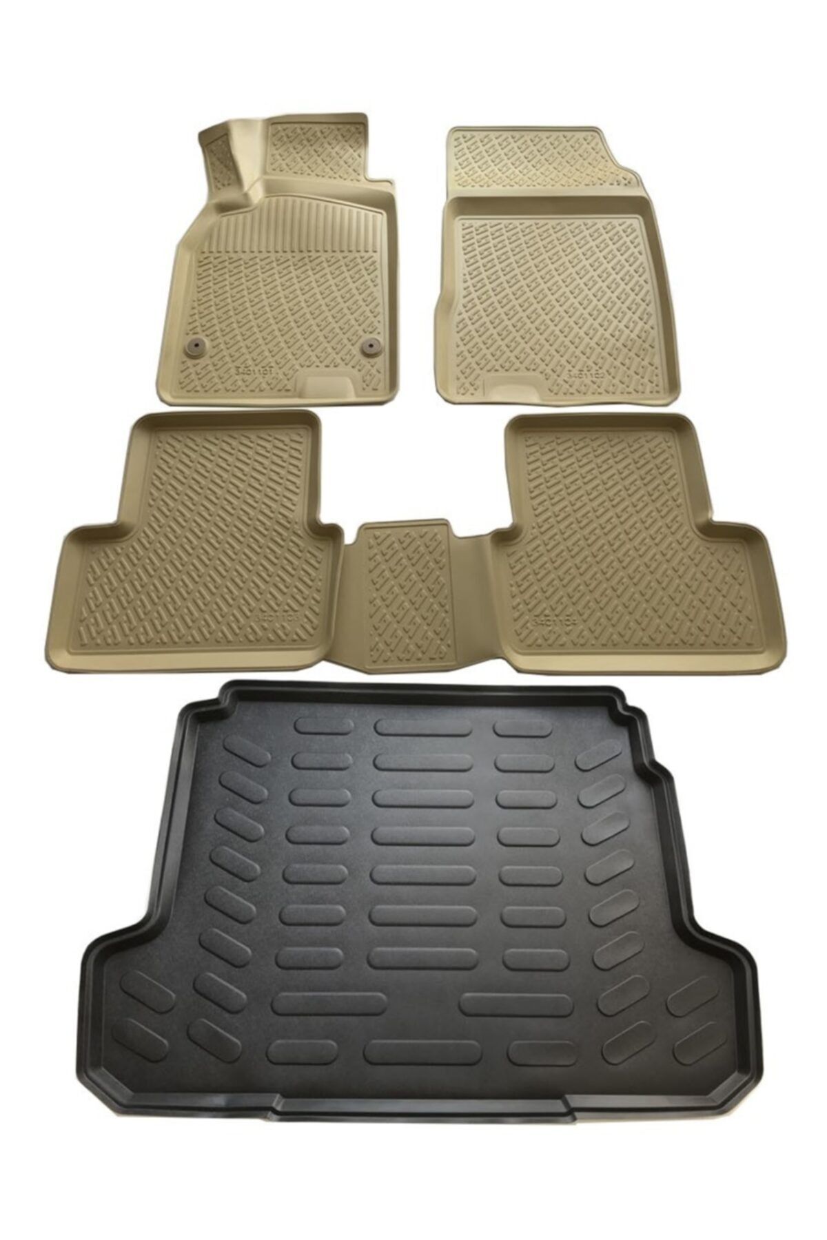 REPLAX Bmw 3.20 F30 3d Bej Paspas 2012-2018 Arası Bagaj Havuzu İkili Set A+kalite