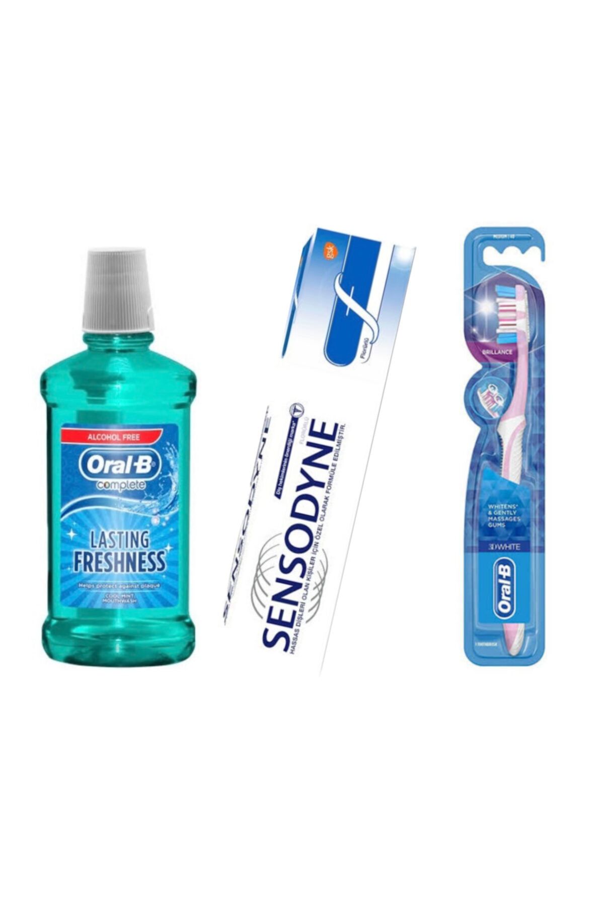 OralB Sensodyne 3'lü Set