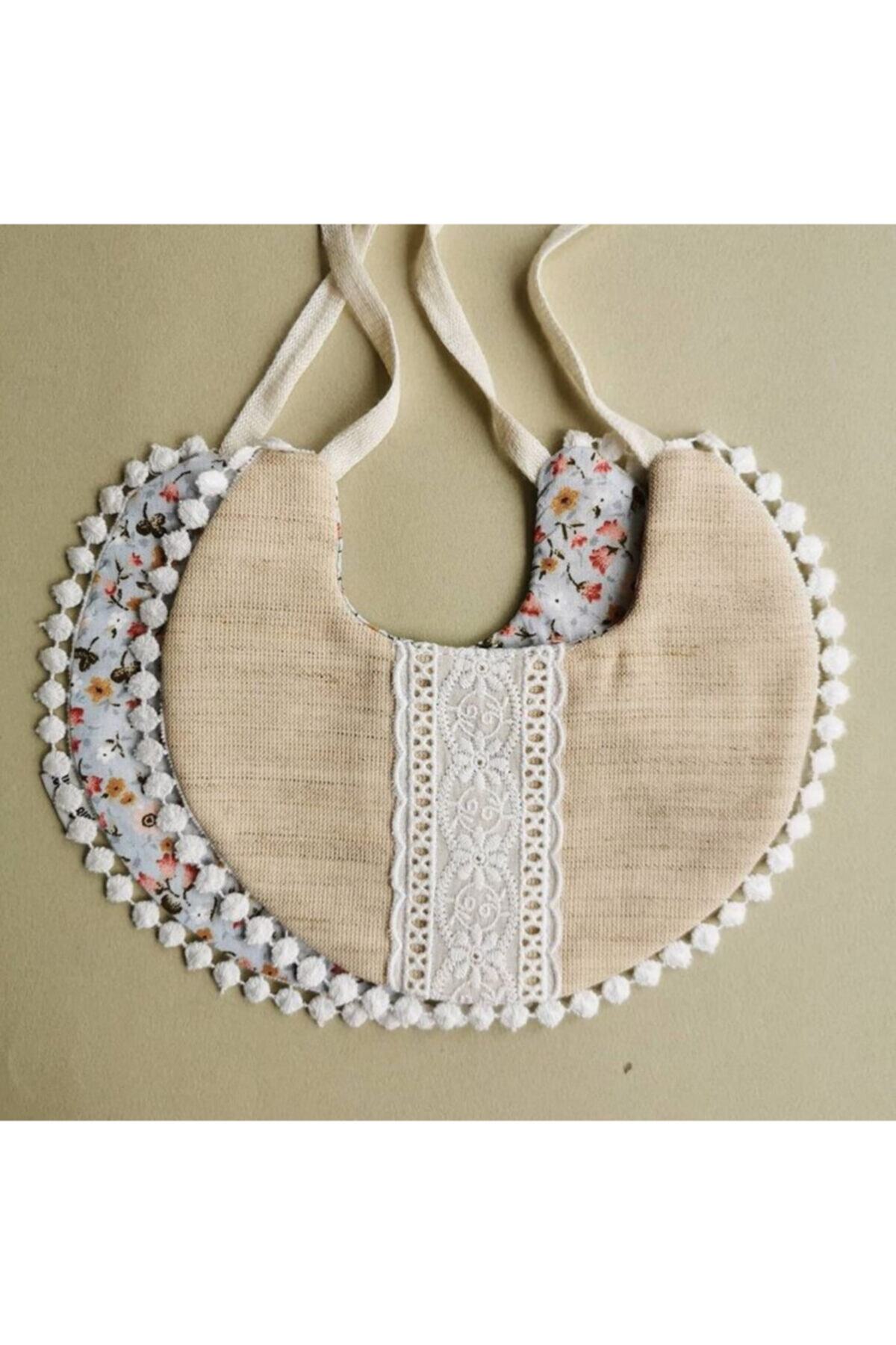 Little Touches Vintage Çift Taraflı Pamuklu Bebek Mama Önlüğü