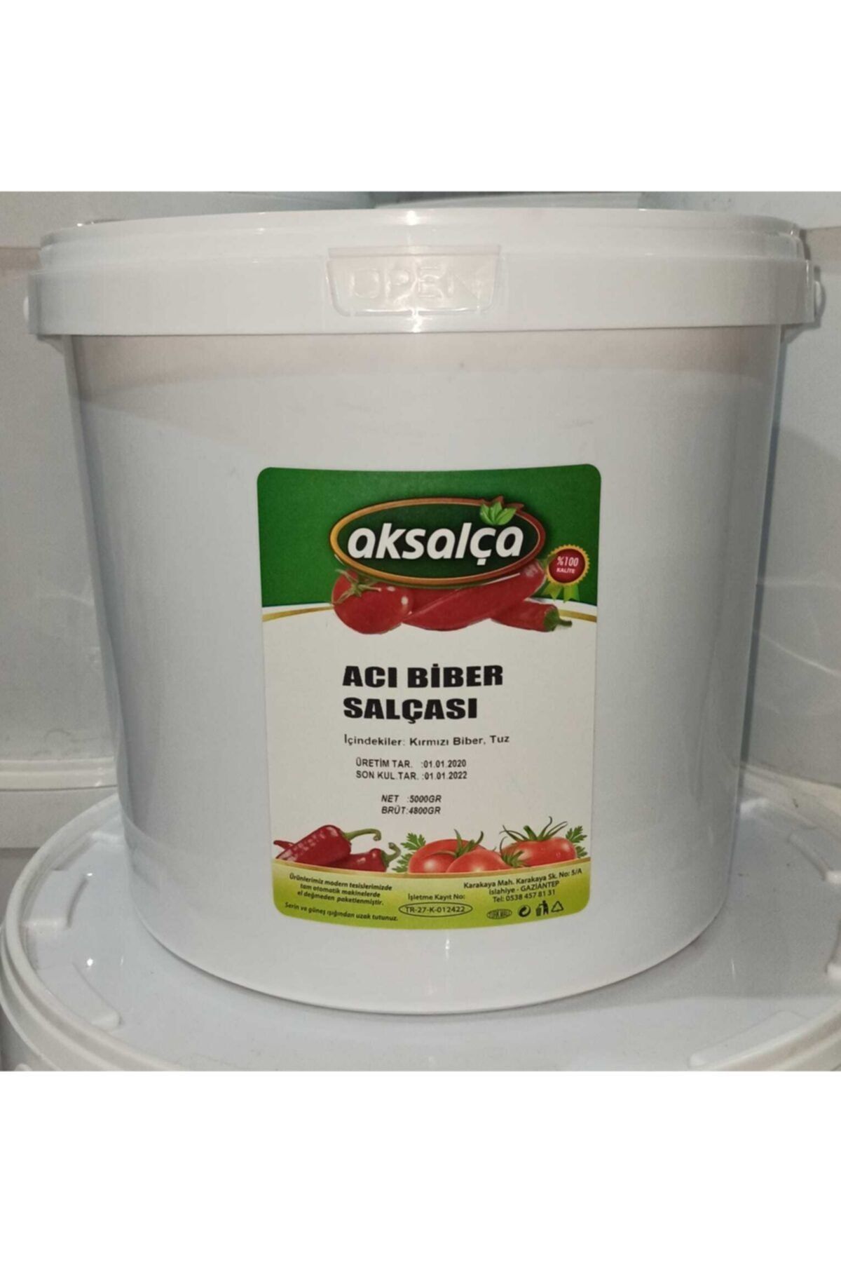 AK SALÇA Acı Biber Salçası 5 kg