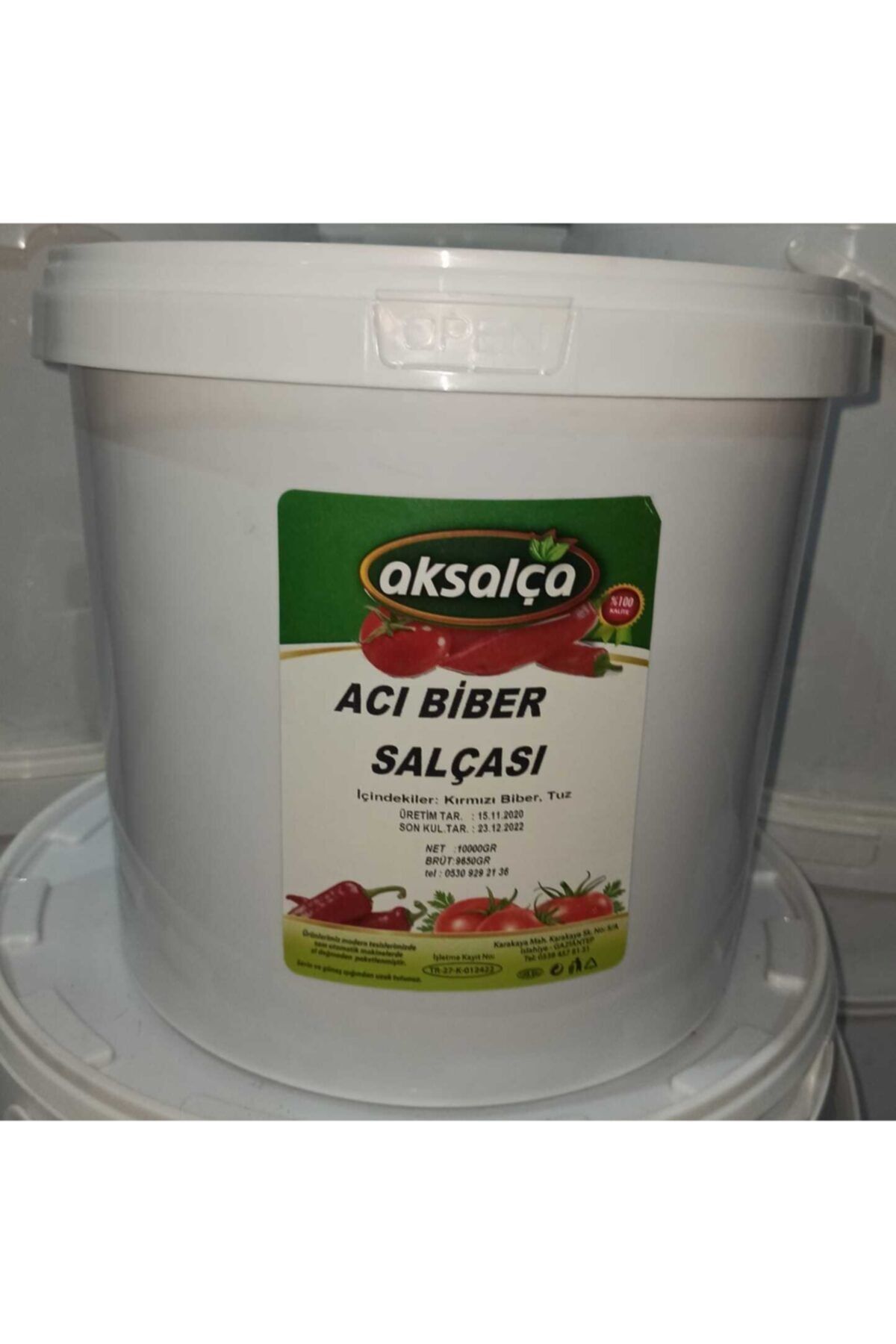AK SALÇA Acı Biber Salçası 10 kg