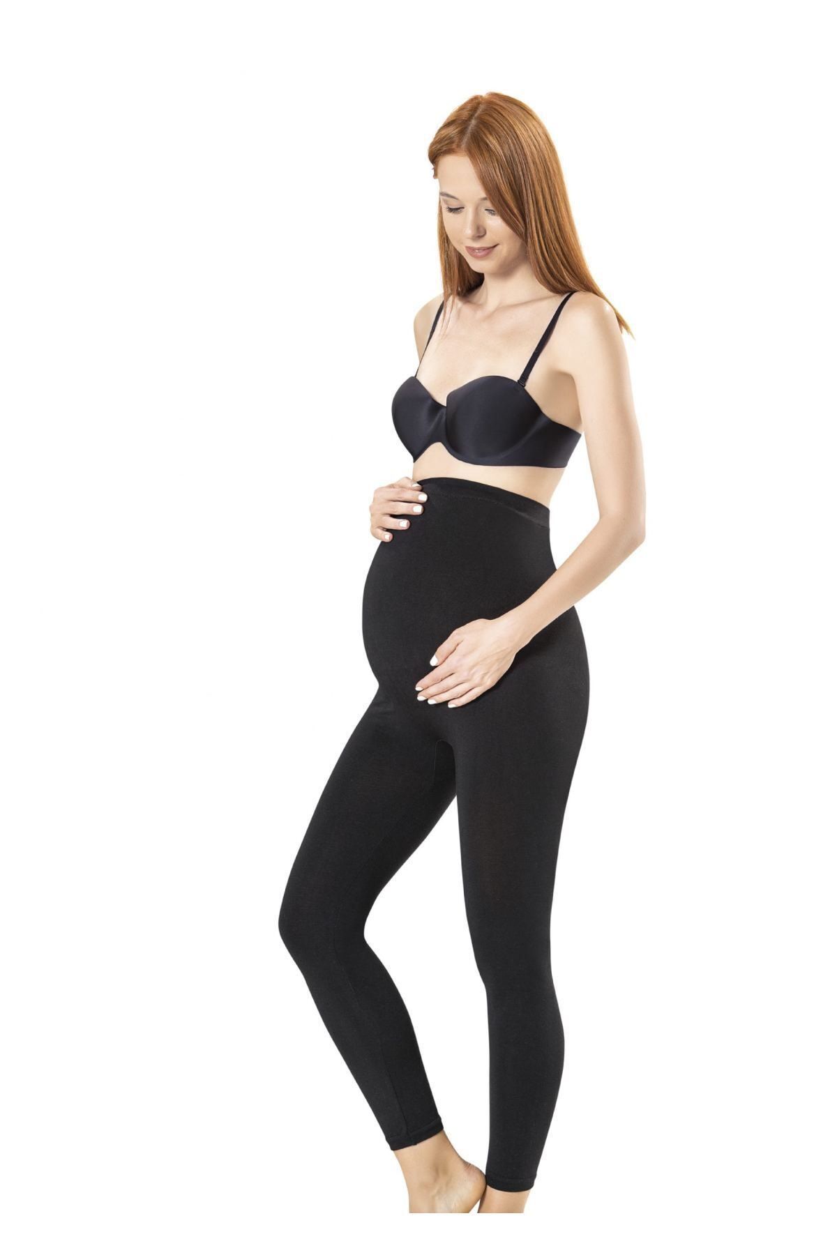 Formactive Kadın Siyah Bamboo Hamile Tayt 1240