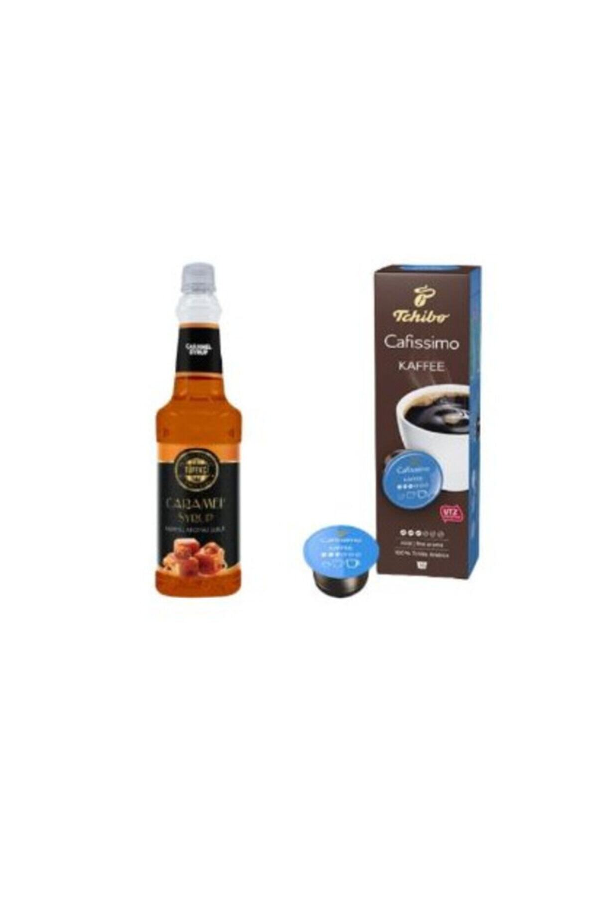 Tchibo Cafissimo Fine Kaffee Kapsül Ve By Tüfekçi Karamel Şurup 750ml Set