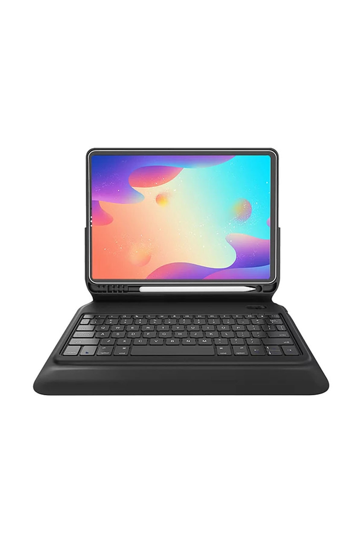 CepLab Ipad Air 3 Kılıf Klavyeli Bluettoth Kalemlik Bölmeli Smart Kılıf