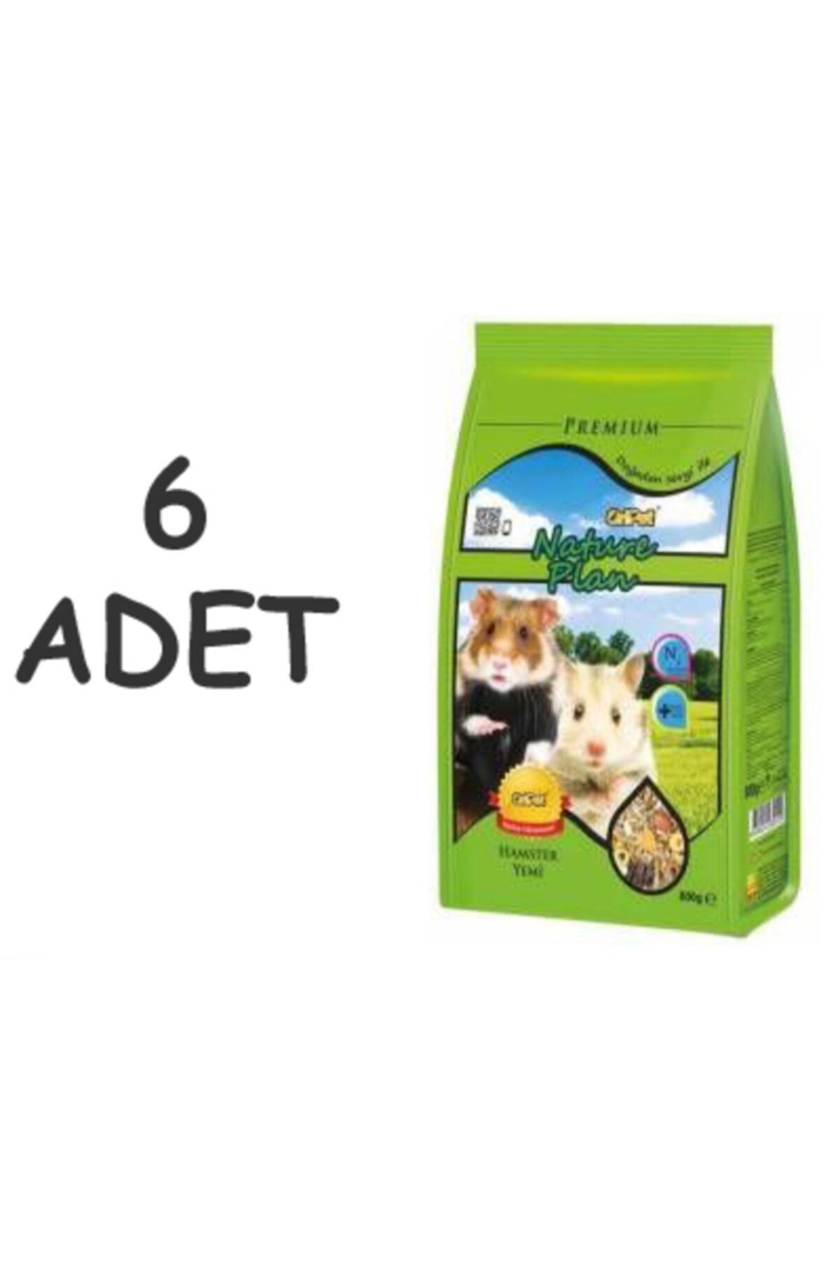 mymodahome Nature Plan Hamsteryemi 800 Gr X 6 Adet