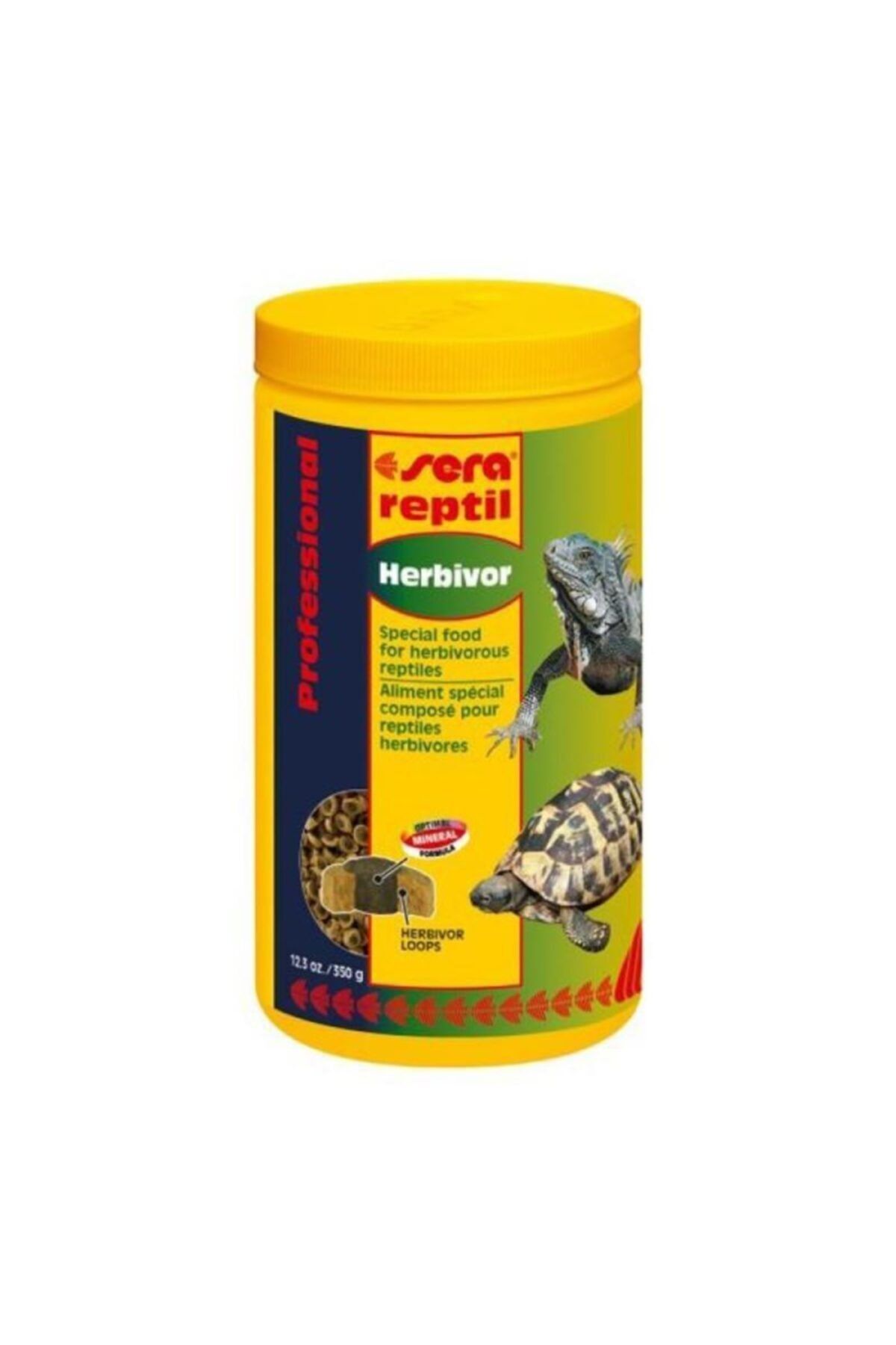 SERA Reptil Professional Herbivor - Bitkisel Kaplumbağa Ve Sürüngen Yemi 350gr 1000ml