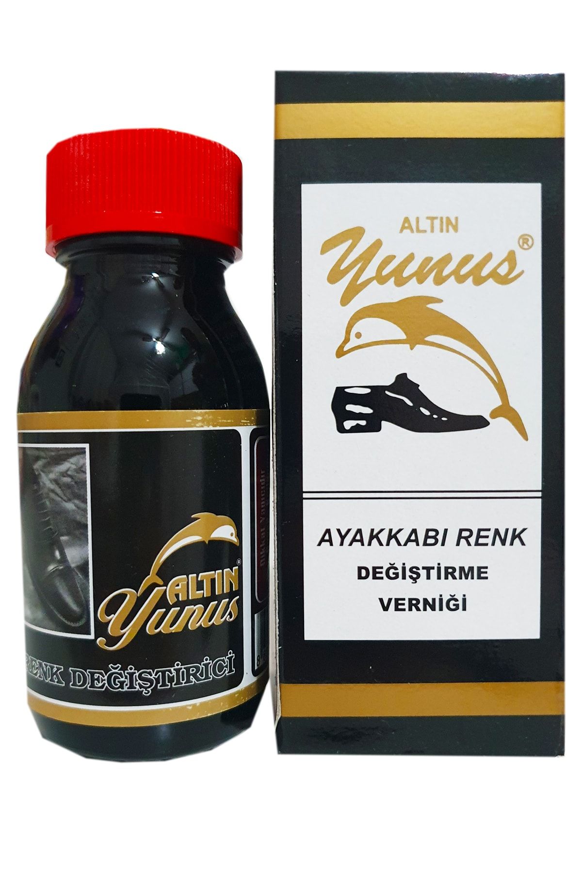 ALTINYUNUS Ayakkabı Renk Değiştirici Siyah Boya