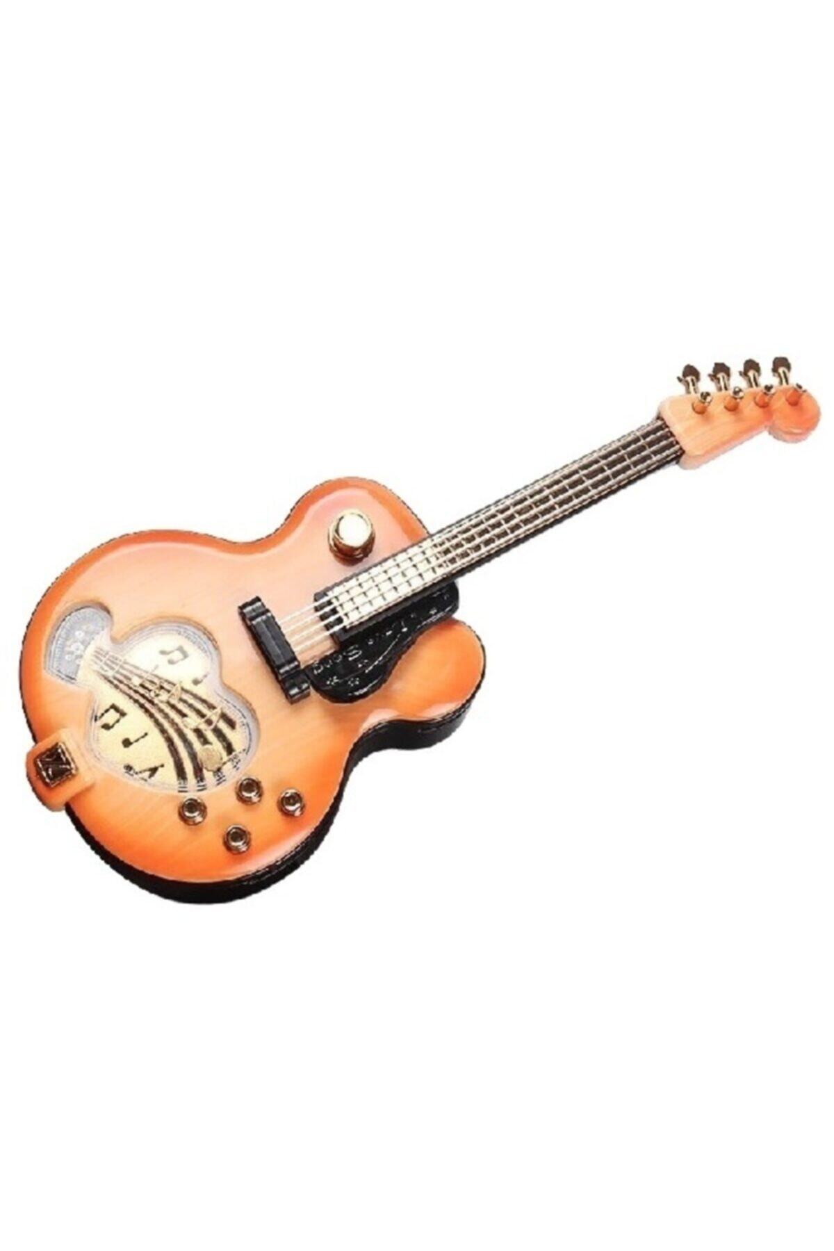 HETicaret Balerinli Kapaklı Gitar Müzik Kutusu