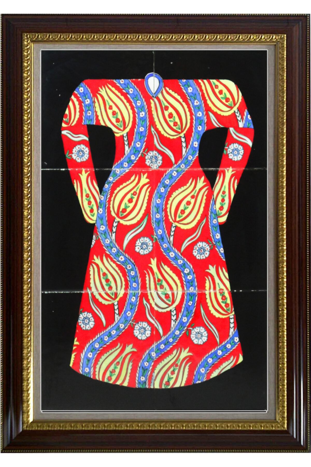 Armada Çini 40x60 Cm Ed 652 Laleli Kaftan Çini Pano