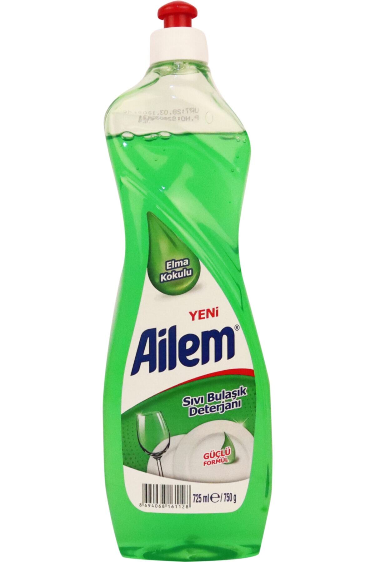 GÜLEÇ Ailem Sıvı Bulaşık Deterjanı 750 Ml Elma Kokulu