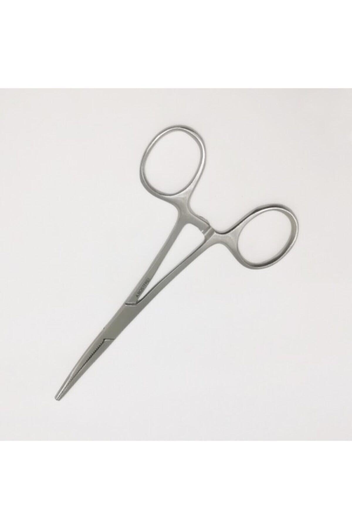 Hauptner Hemostatik Pens 13 Cm Eğri
