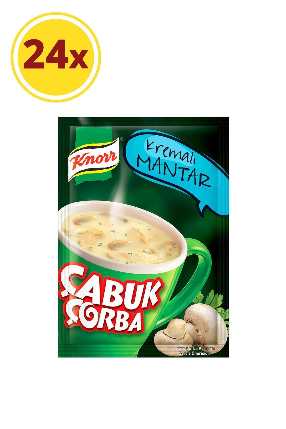 Knorr Kremalı Mantar Çabuk Çorba 19 Gr X 24 Adet