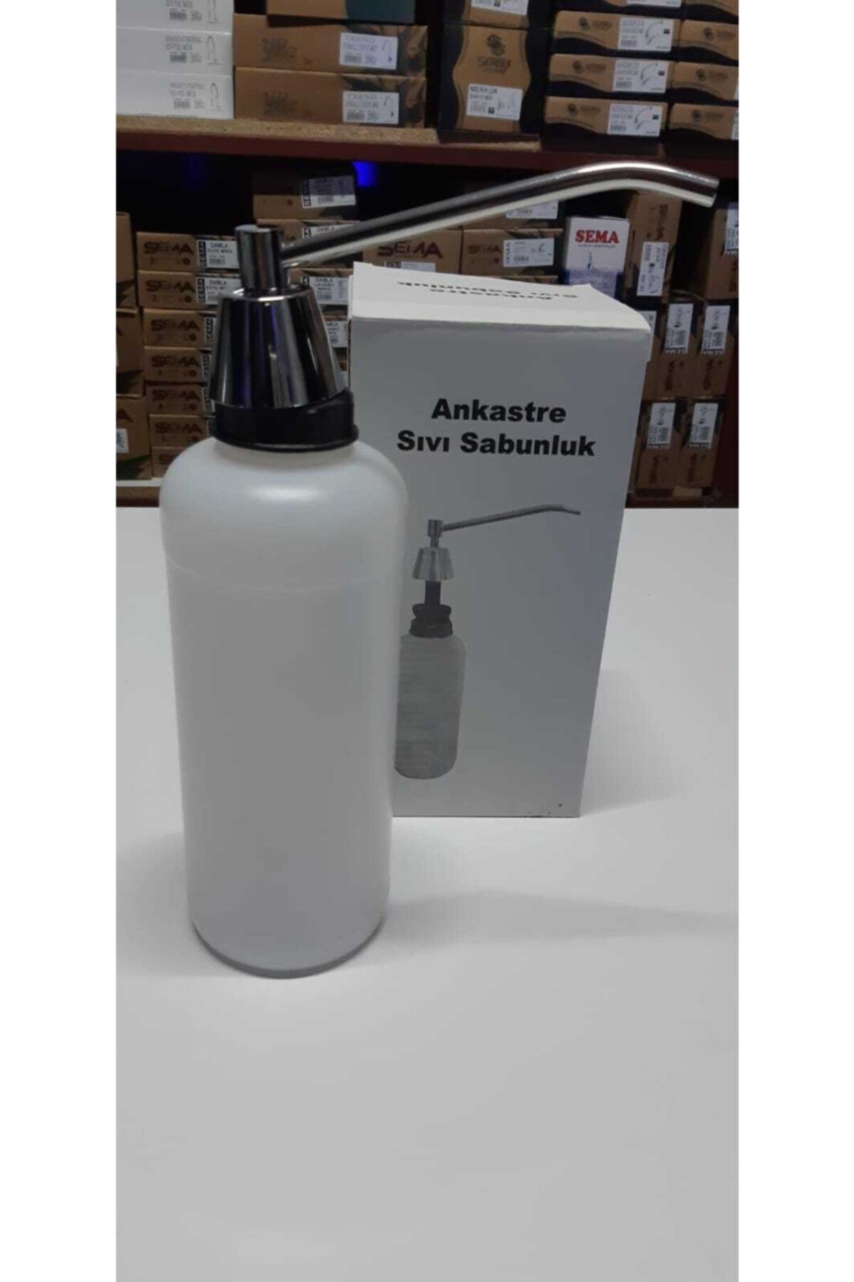 Mina Ankastre Basmalı Sıvı Sabunluk 1000 ml ( % 100 Yerli )