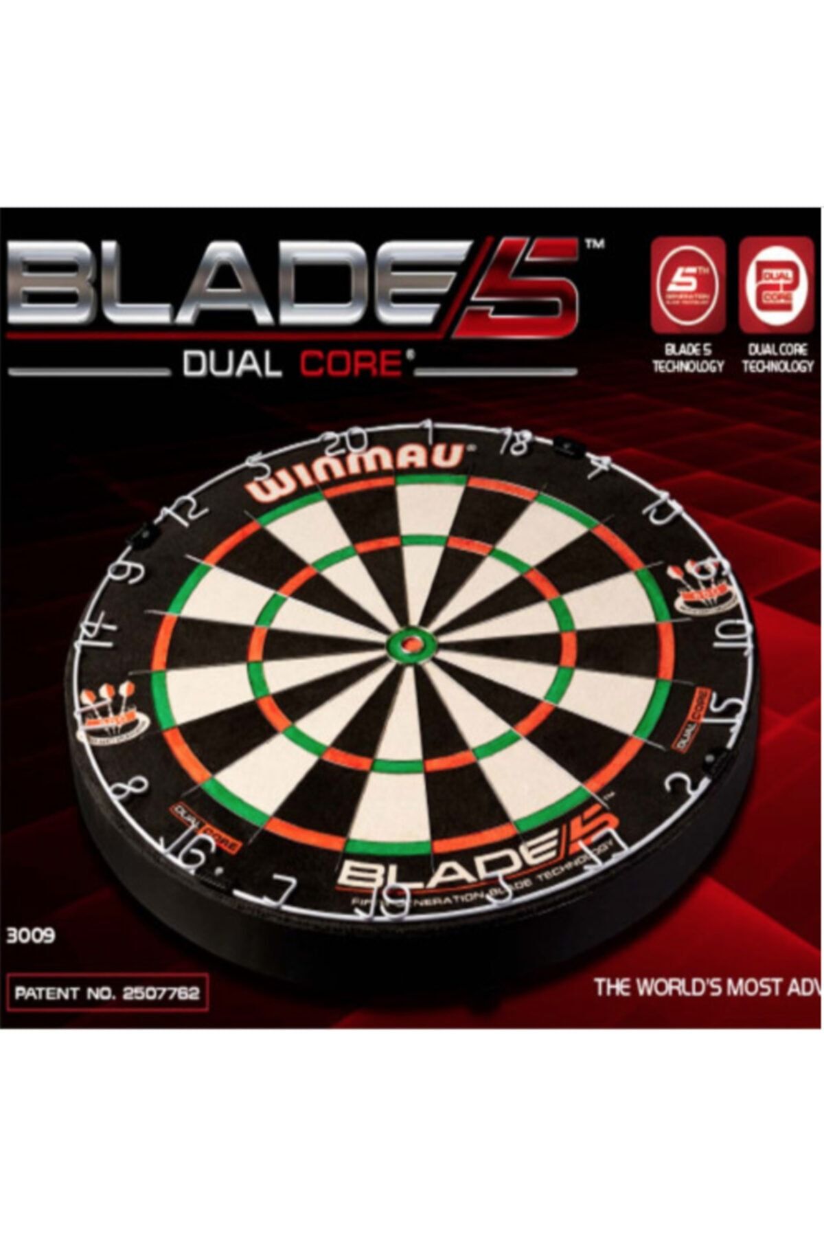 WINMAU Blade 5 Dual Core Profesyonel Dart Tahtası