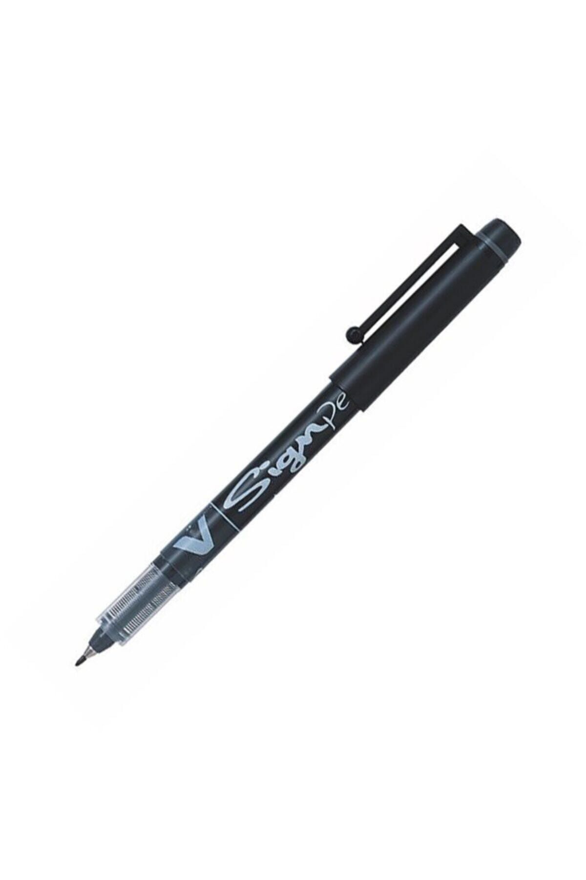 Pilot Roller Kalem Signo Pen Imza Kalemi Siyah Sw-vsp-b (12 Li Kutu)