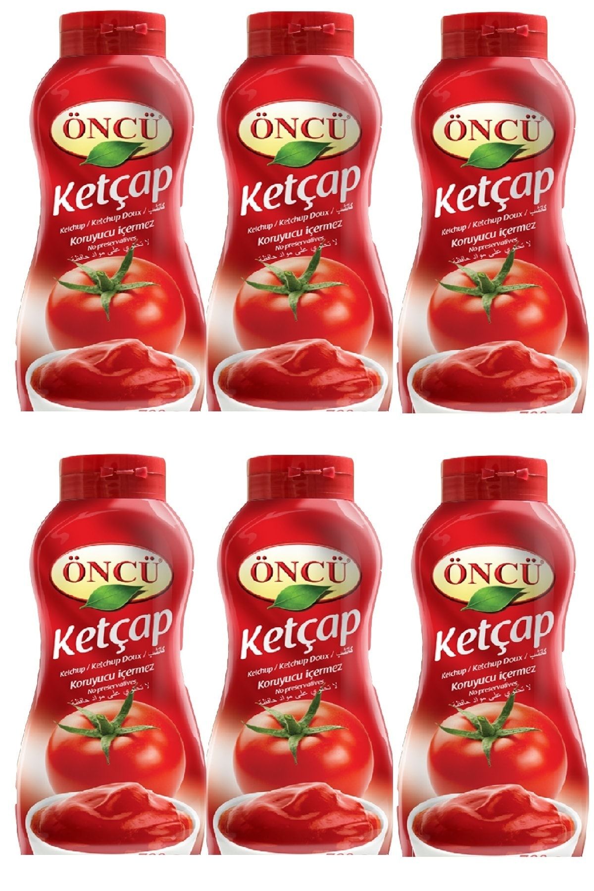Öncü Ketçap 6 Adet 400 gr