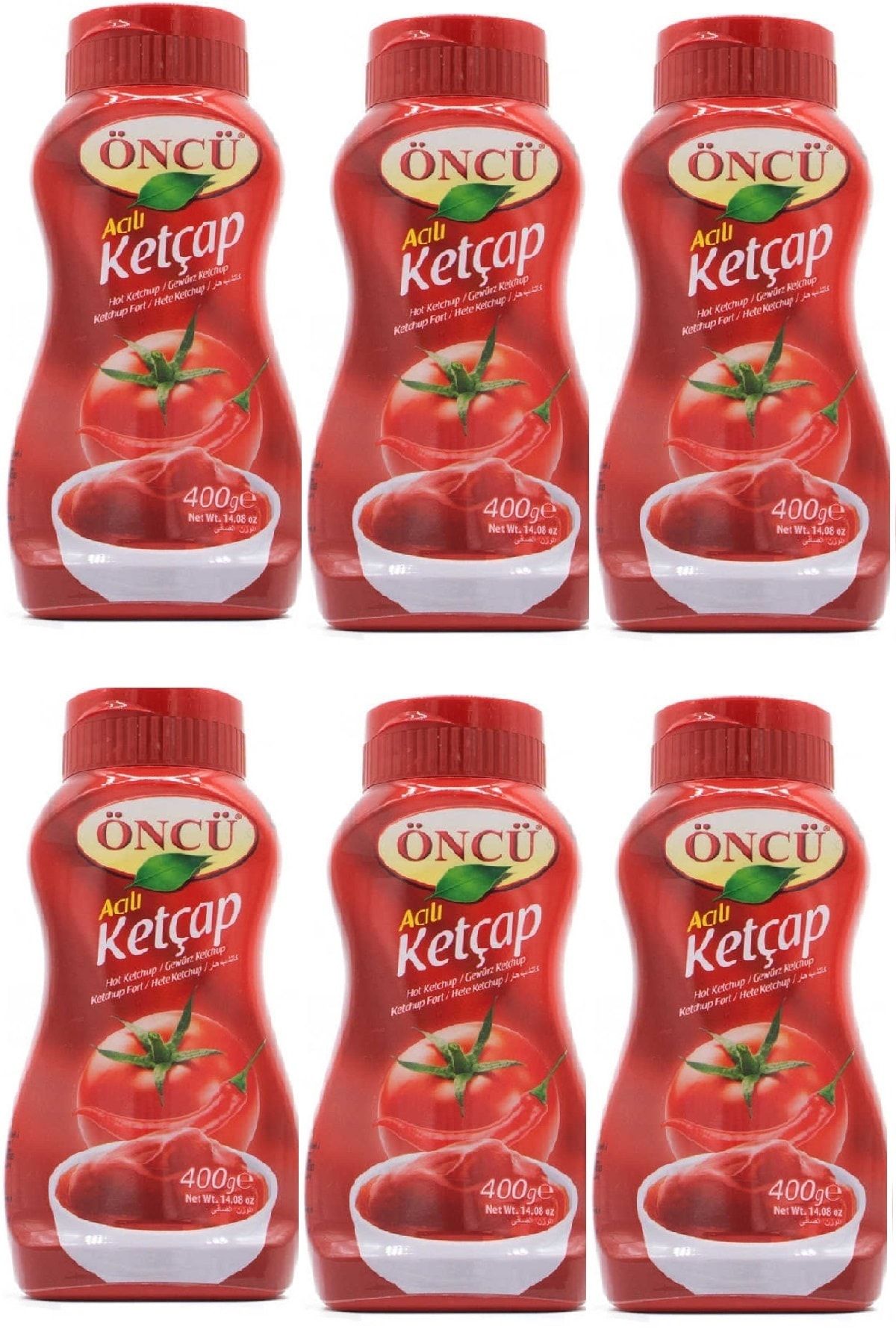 Öncü Acılı Ketçap 400 G X 6 Adet
