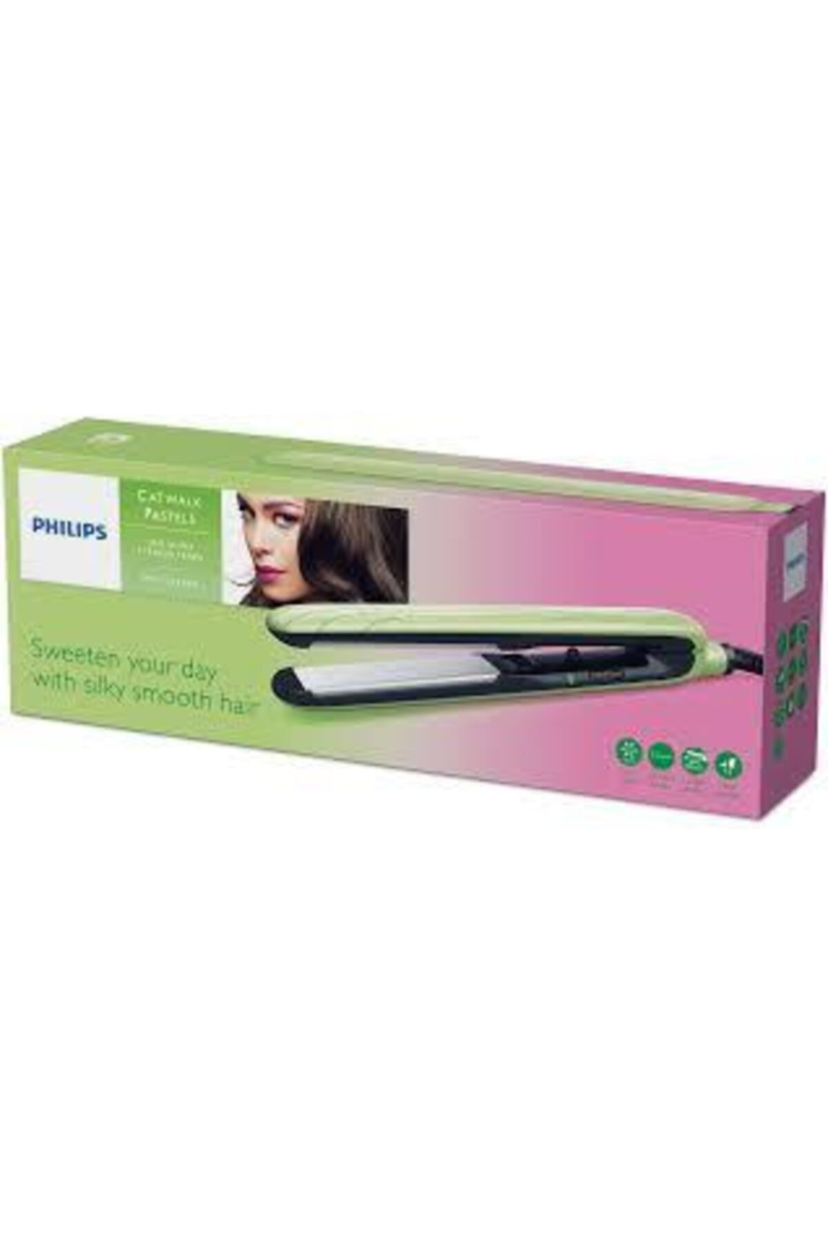 Philips Bhs380/40 Essential Care Saç Düzleştirici Yeşil