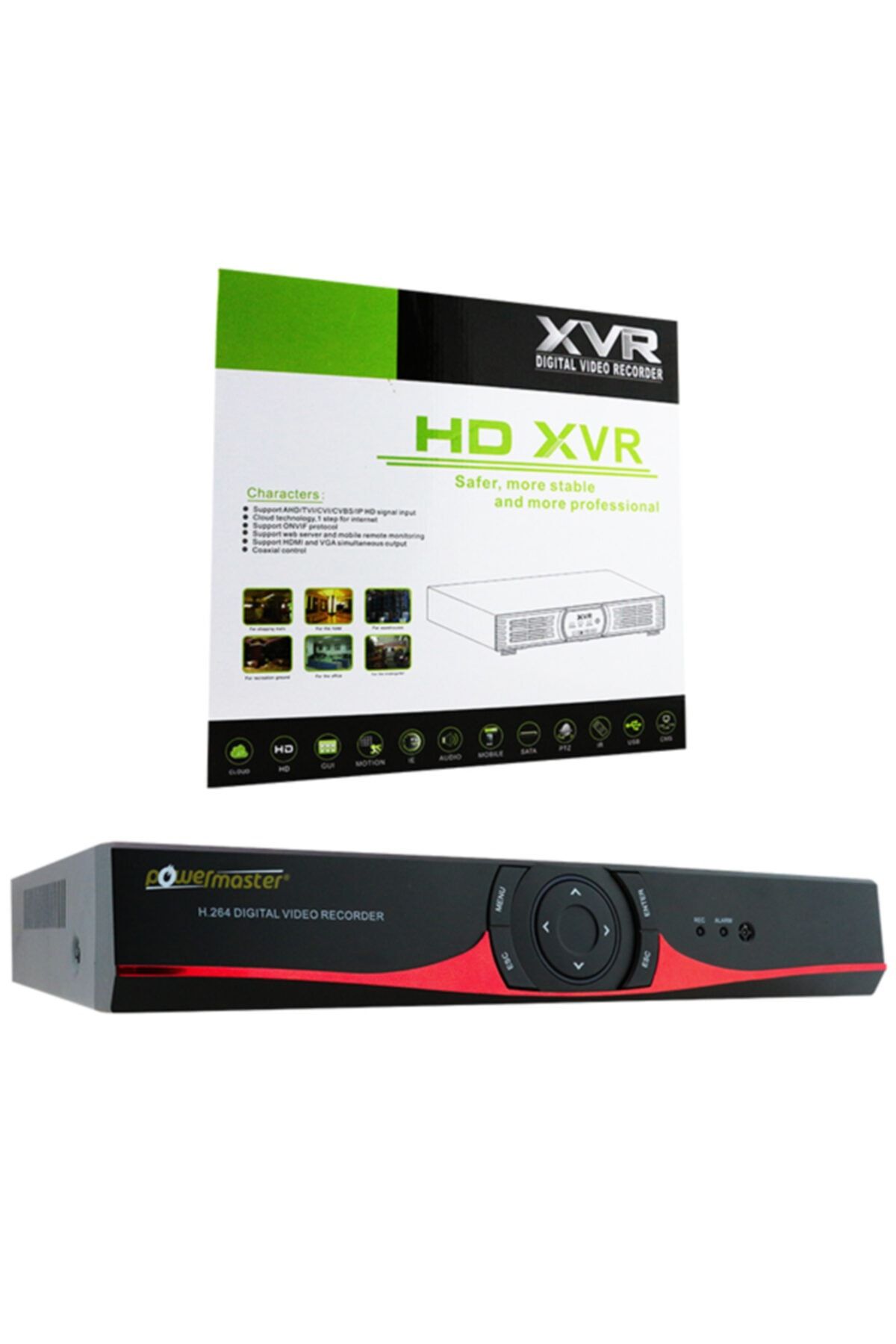 Angel Of Life Powermaster 15465 Ahd/analog/tvı/cvı 2160p 4k Ultra Hd 8 Kanal Dvr Kayıt Cihazı (4 Ses Girişli)