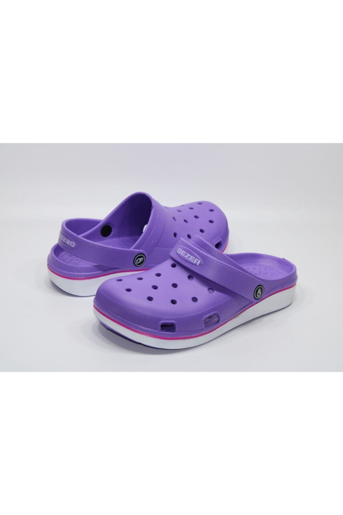 GEZER Unisex Eflatun Sabo Hastane Terliği