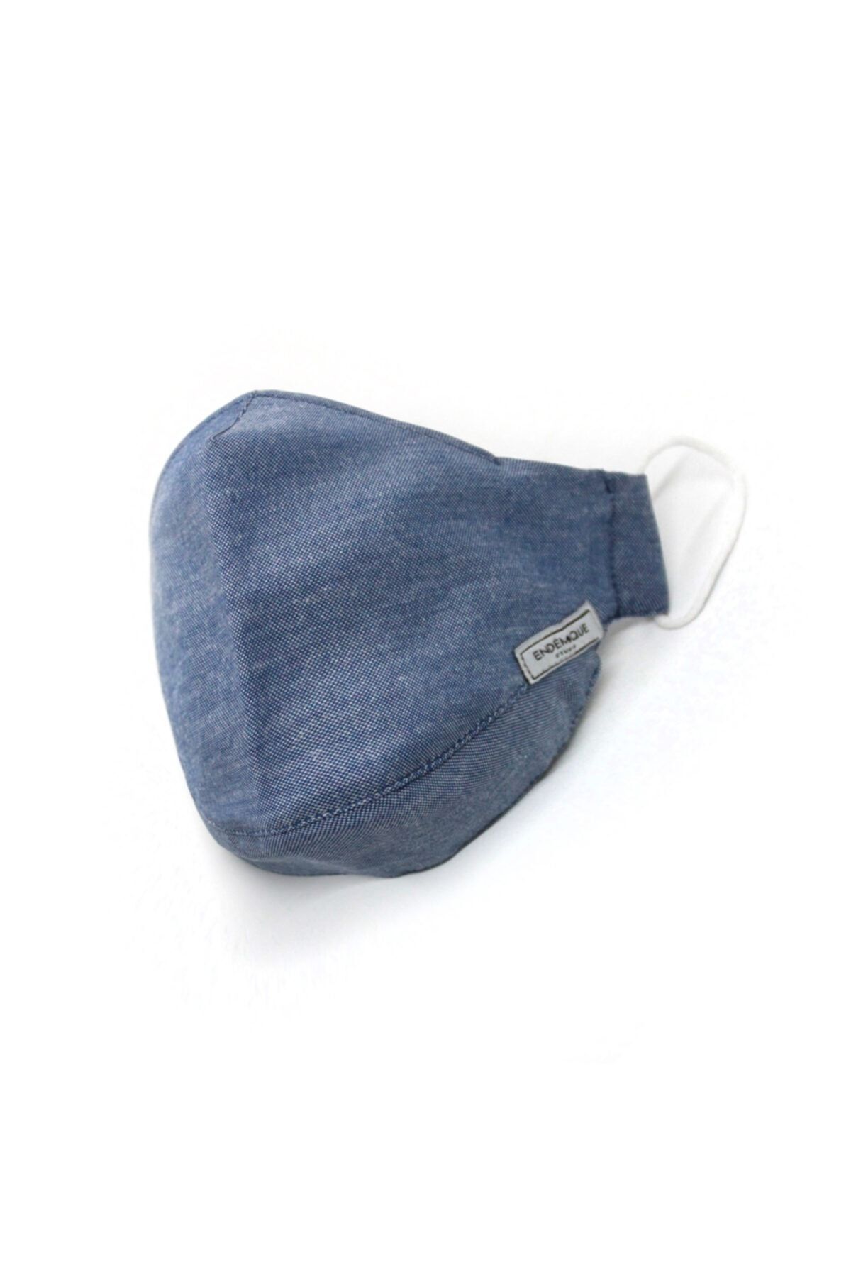 Endemique Studio Endémique Studio The Mask Soft Denim Yıkanabilir Yüz Maskesi