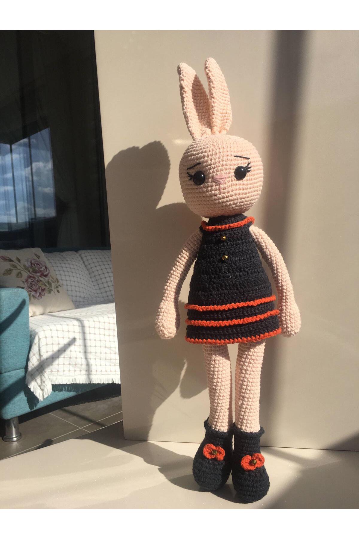 hedytoys Tavşan Amigurumi Organik, Yıkanabilir Oyuncak