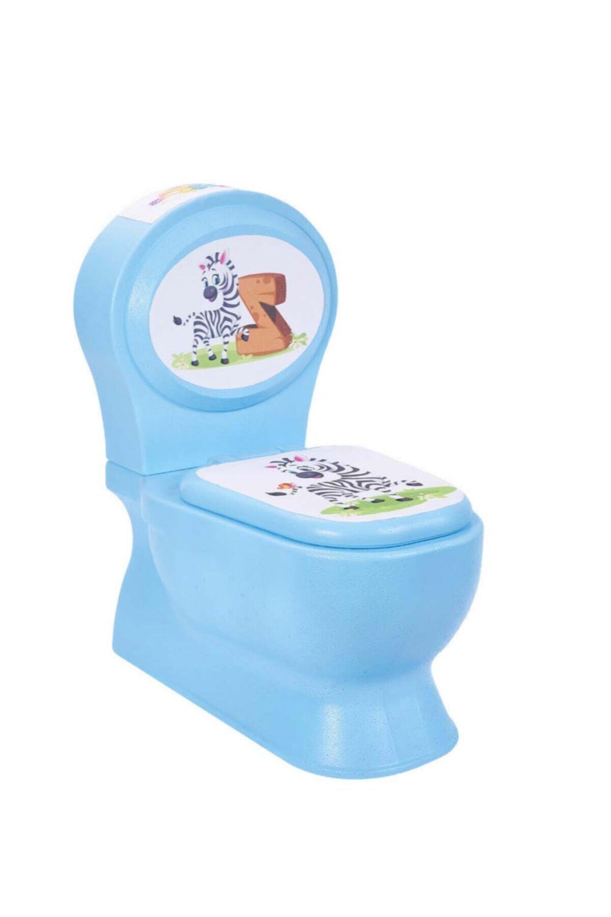 Story Baby Mavi Eğitici Zebra Klozet