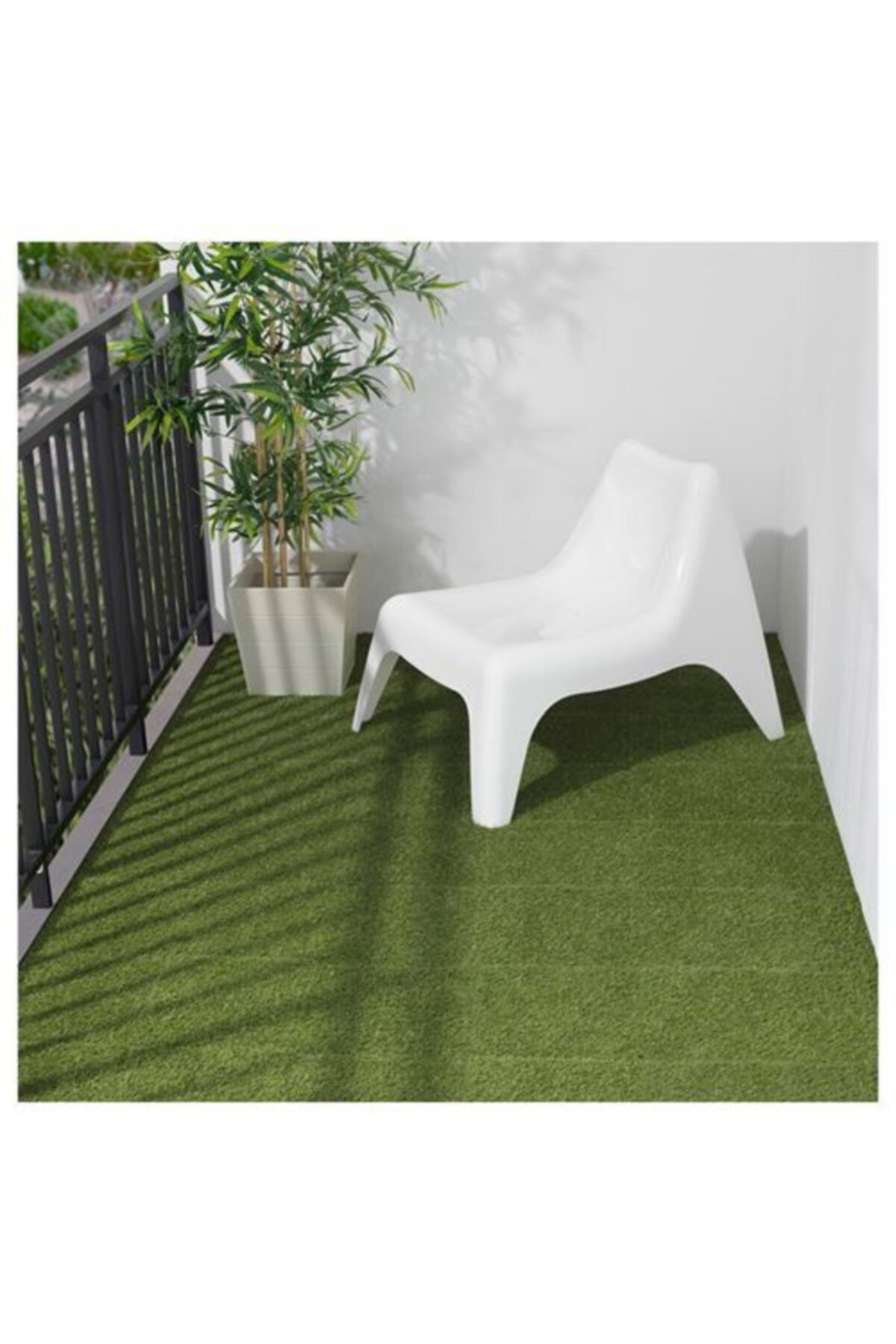 IKEA Parke Balkon Teras Yer Döşemesi Suni Çim ( 30 X 30 Cm ) 9 Adet (0.81 M2 )