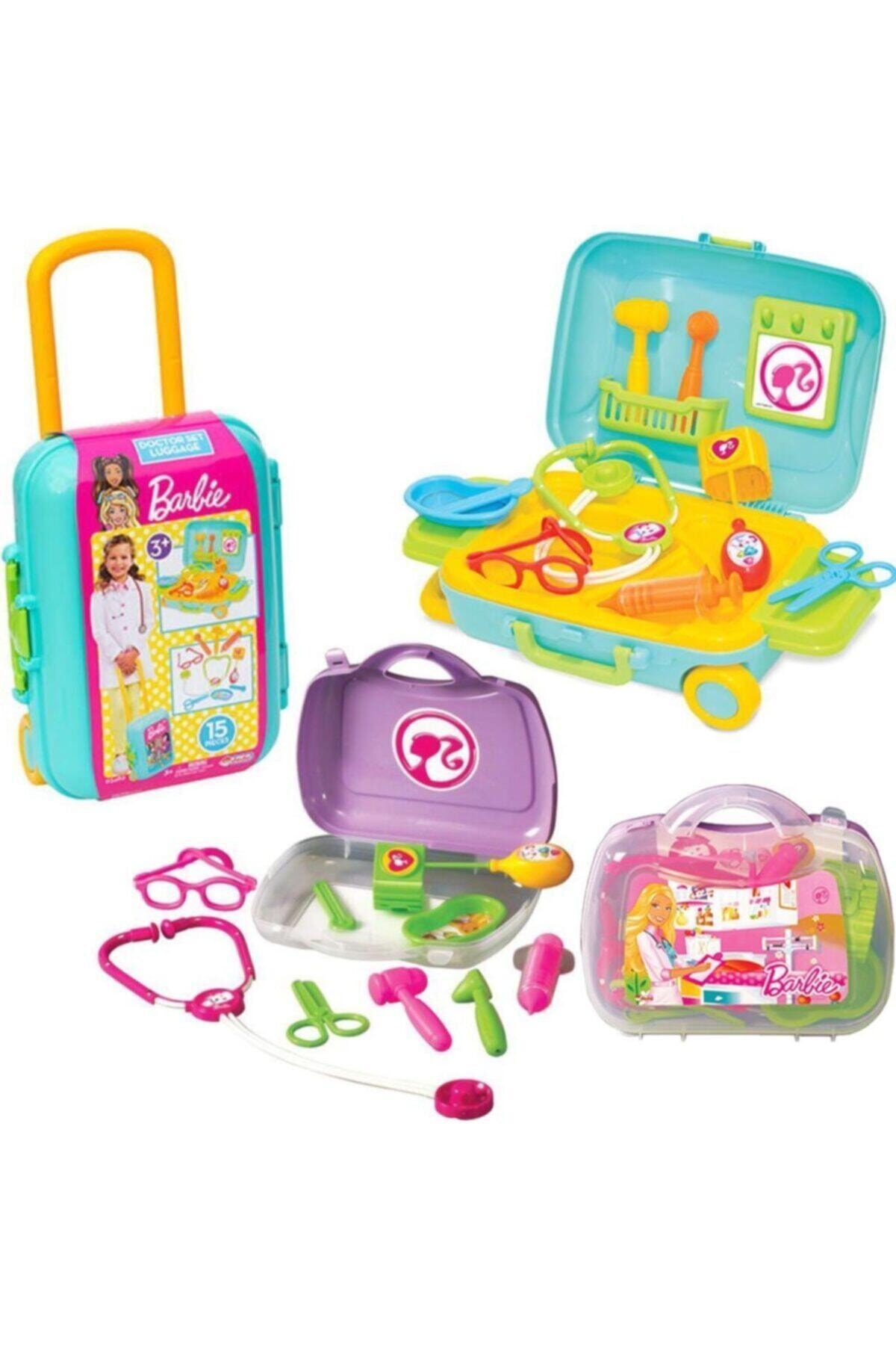 FEN TOYS Oyuncak Barbie Doktor Set Bavulum Ve Oyuncak Doktor Çantası Seti Evcilik Oyuncakları