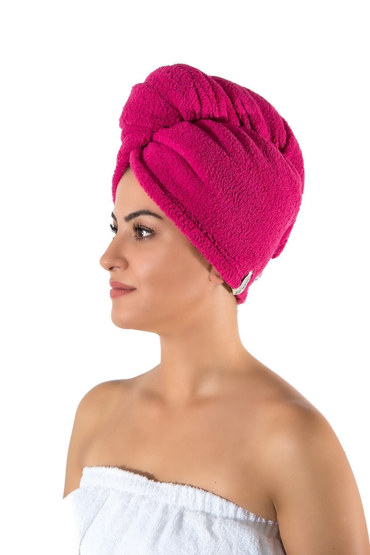 hamur pembe aquist bone havlu dugmeli sac havlusu fiyati yorumlari trendyol