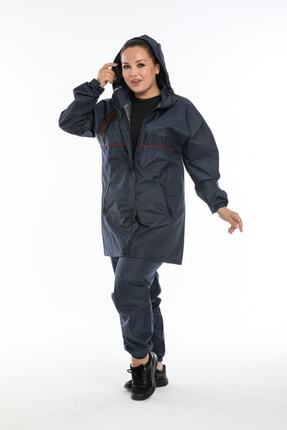 Tunik Model Termal Sauna Eşofman Lacivert Tunik Boy 85cm Image 0