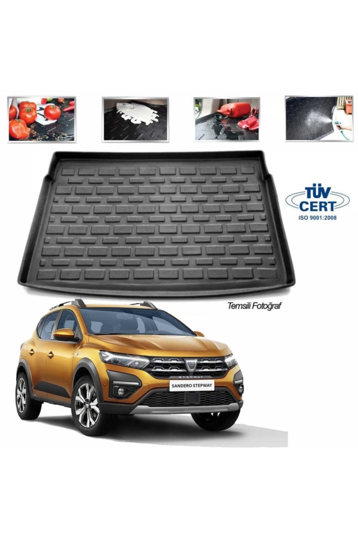 Steel Decor Cover for 2021 Dacia Sandero, Sandero STEPWAY, Jogger 1pc  Stainless Accessories Essential Expression Extreme 