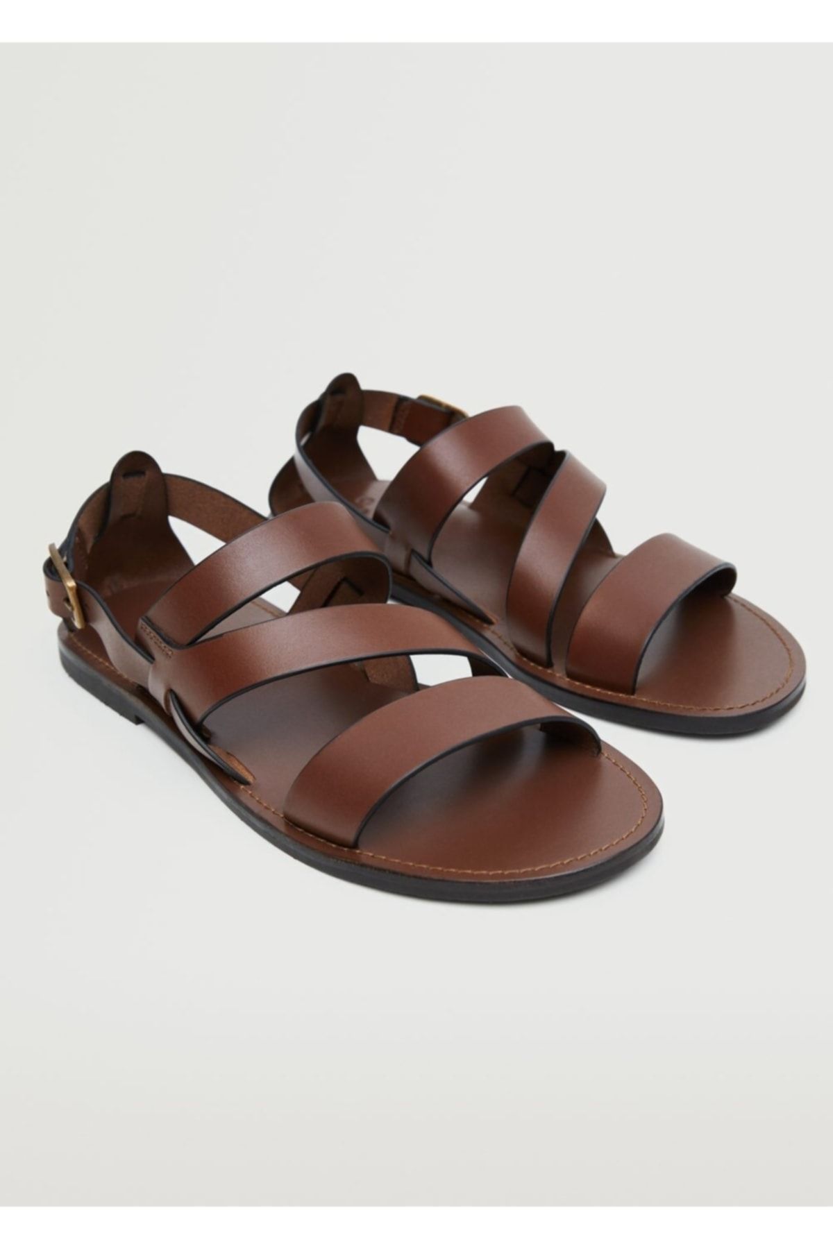 MANGO Man Sandals Orange Trendyol