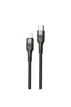 Type C To Lightning Data Ve Hızlı Şarj Kablosu 2mt Siyah Image 0