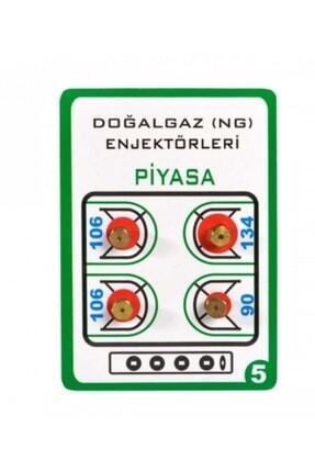 7 Mm Fırın Doğal Gaz Doğalgaz Dönüşüm Enjektörü Enjektör (meme) Takımı Dörtlü Set Image 0