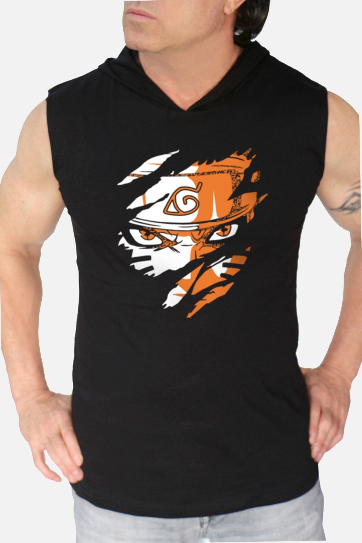 Naruto 2025 sleeveless hoodie