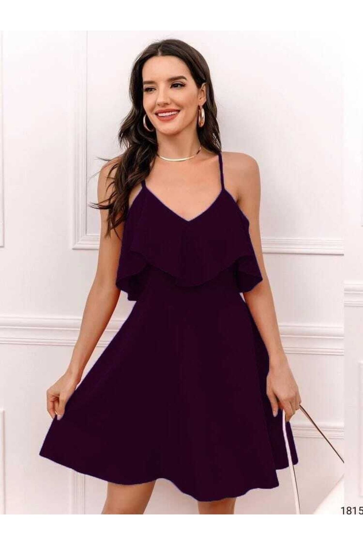Dark purple skater dress shop
