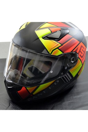 Aveo 1 Adet Evrensel Kask Buğu Vizör Buhar Önleyici Şeffaf Pinlock Image 4