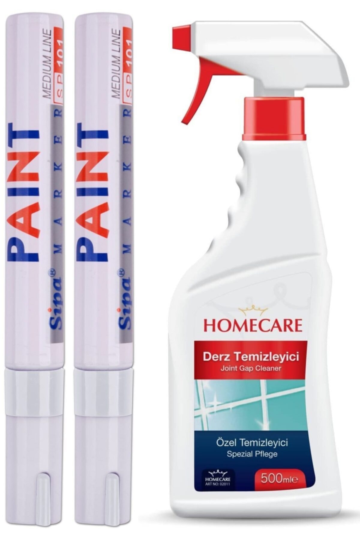 HomeCare Derz Temizleyici Beyaz Derz Kalemi Set 714122