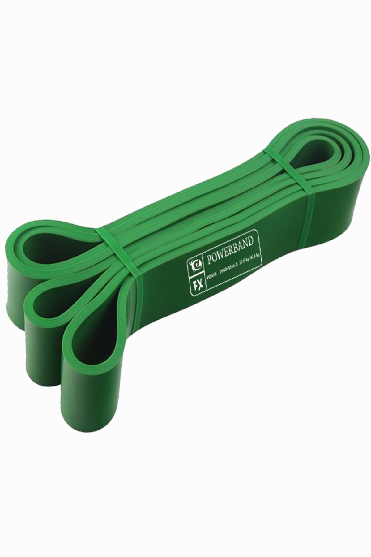 powerband Direnç Lastiği Ve Egzersiz Bandı Yeşil Heavy 208cmx45mmx4.5mm