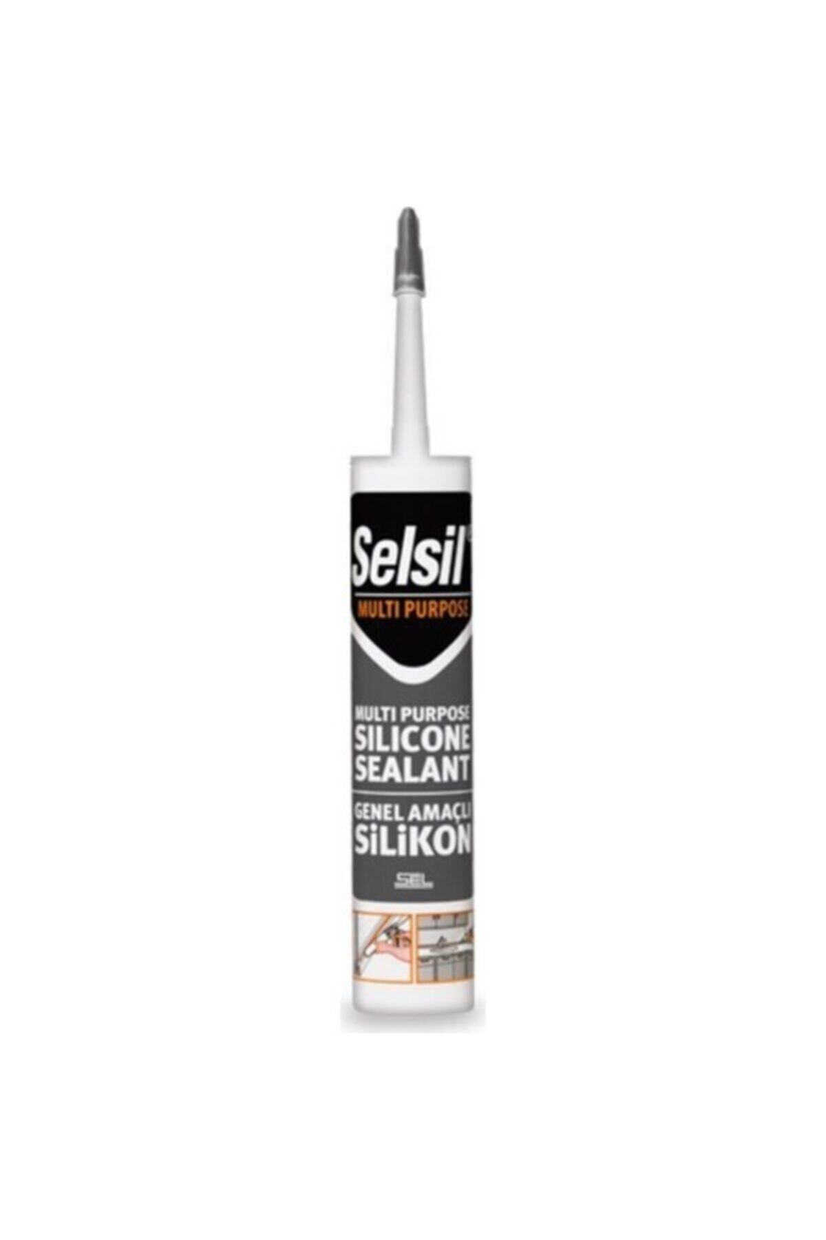Selsil Genel Amaçlı Silikon Şeffaf 280 gr.