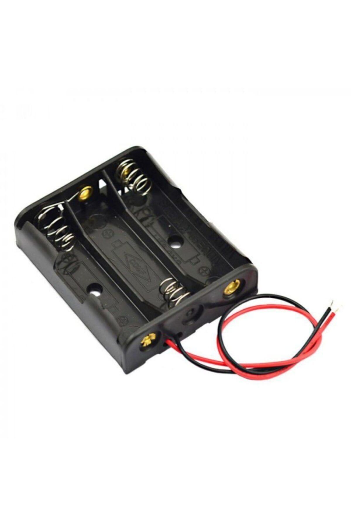FANO Elektronik Pil Yuvası Yan Yana 3 Lü Aa)