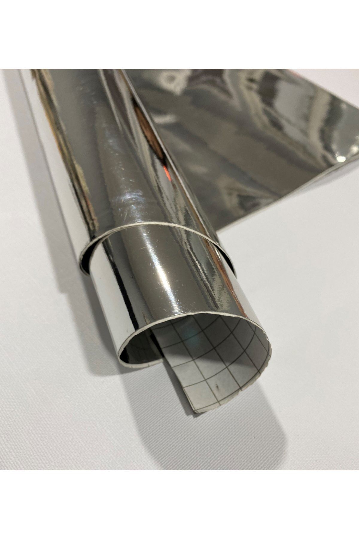 SERİN Dekoratif Yapışkanlı Folyo 45 Cm X 1 Mt Krom Gümüş Varak