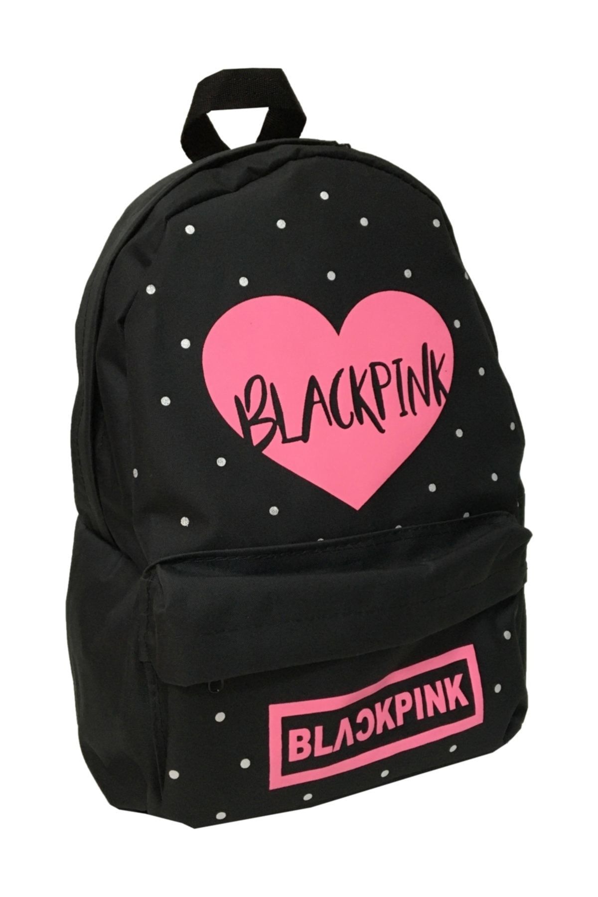 Bobigo Unisex Siyah Blackpink Sırt Okul Çantası