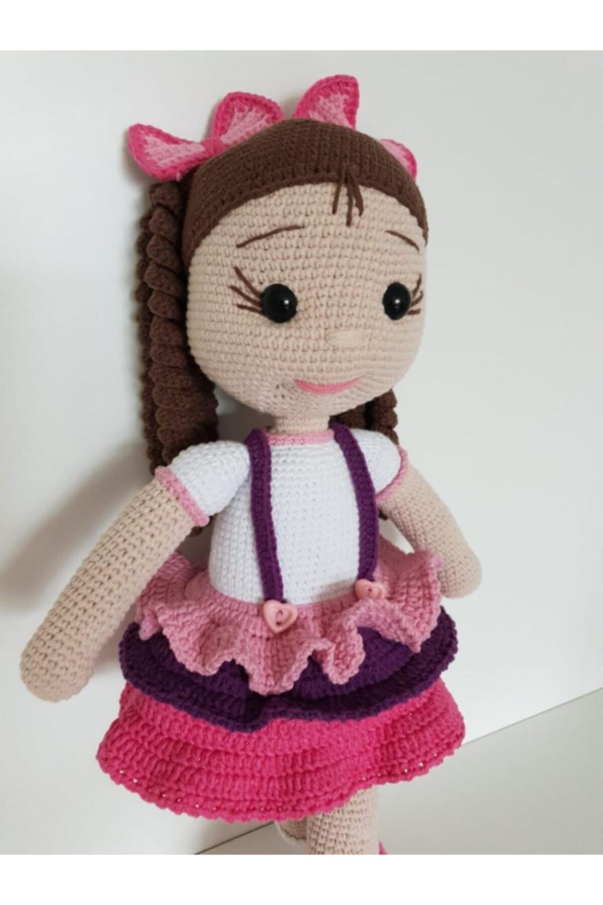 LAURELS Organik El Örmesi Kız Bebek Amigurumi