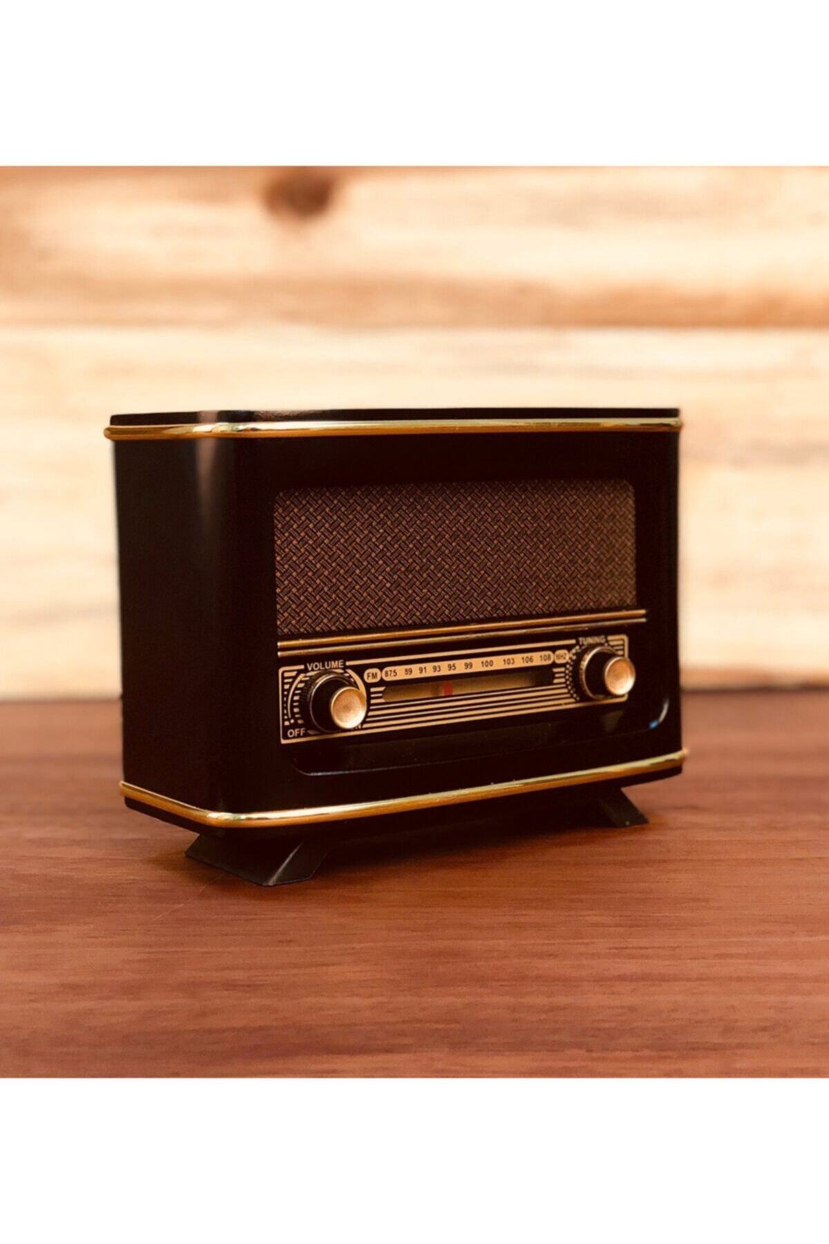 DEV HEDİYE Nostaljik Istanbul Özel Tasarım Ahşap Radyo